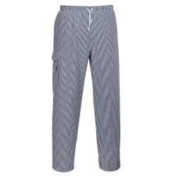 PANTALON DE CUISINE BARNET  Colour:Bleu Check