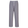 PANTALON DE CUISINE BROMLEY   Colour:Damier Bleu Tall