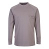 SWEAT COL ROND ANTISTATIQUE FR  Colour:Gris