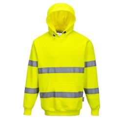 SWEATSHIRT HAUTE VISIBILITÉ À CAPUCHE  Colour:Jaune