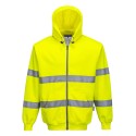 SWEAT ZIP HIVIS À CAPUCHE  Colour:Jaune