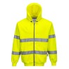 SWEAT ZIP HIVIS À CAPUCHE  Colour:Jaune