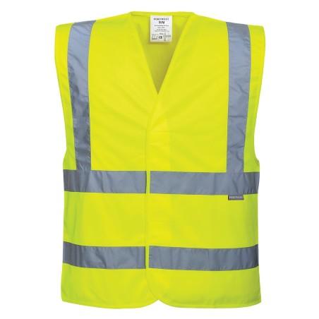 GILET HAUTE-VISIBILITÉ BAUDRIER DOUBLE CEINTURE   Colour:Jaune