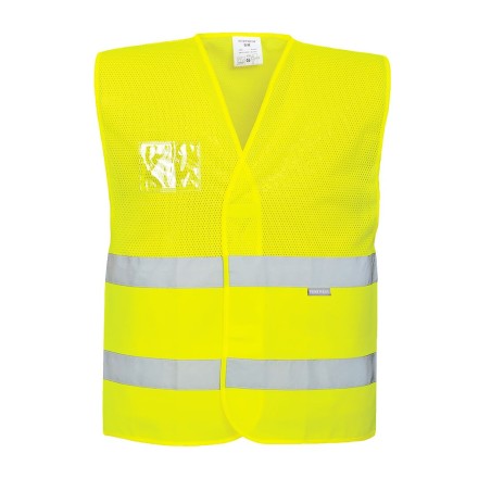 GILET HV SEMI-MAILLE   Colour:Jaune