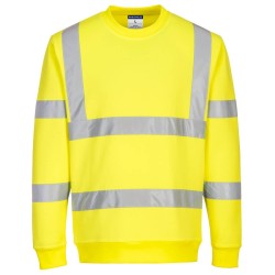 SWEATSHIRT ECO HAUTE VISIBILITÉ  Colour:Jaune