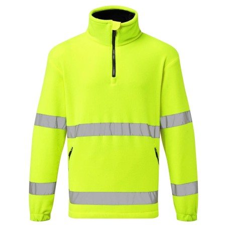 POLAIRE 1/2 ZIP HV  Colour:Jaune