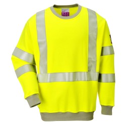 SWEATSHIRT MODAFLAME HV  Colour:Jaune