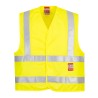 GILET HV RÉSISTANT À LA FLAMME   Colour:Jaune