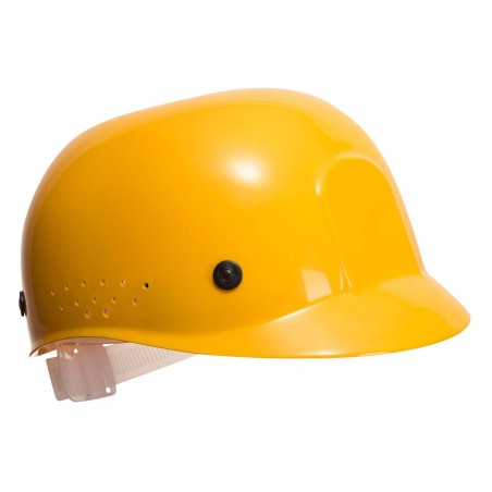 CASQUETTE ANTI-HEURT VISIÈRE COURTE (2.5 CM) Colour:Jaune