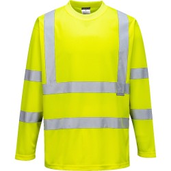 T-SHIRT HIVIS MANCHES LONGUES   Colour:Jaune