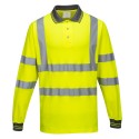 POLO COTON MAJORITAIRE MANCHES LONGUES   Colour:Jaune