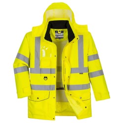 PARKA HI-VIS 7-EN-1   Colour:Jaune