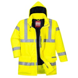 PARKA BIZFLAME RAIN HI-VIS MULTIRISQUE  Colour:Jaune