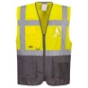 GILET EXECUTIVE WARSAW   Colour:Jaune/Gris