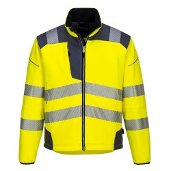 SOFTSHELL HAUTE-VISIBILITÉ PW3   Colour:Jaune/Gris