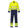 PANTALON DE TRAVAIL HI-VIS BIZFLAME  Colour:Jaune/Marine