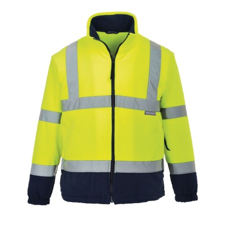 POLAIRE HIVIS BICOLORE  Colour:Jaune/Marine