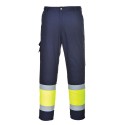 PANTALON COMBAT HI-VIS BICOLORE  Colour:Jaune/Marine