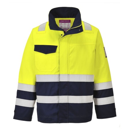 VESTE HI-VIS MODAFLAME  Colour:Jaune/Marine