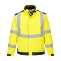 VESTE SOFTSHELL MODAFLAME MULTI NORME ARC ÉLECTRIQUE  Colour:Jaune/Marine