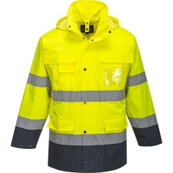 PARKA HAUTE VISIBILITÉ 3 EN 1   Colour:Jaune/Marine