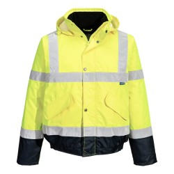 BLOUSON HV BICOLORE   Colour:Jaune/Marine