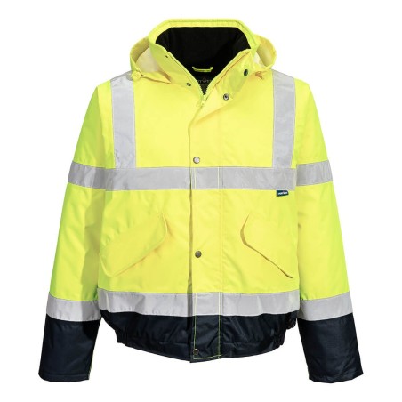 BLOUSON HV BICOLORE   Colour:Jaune/Marine