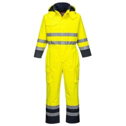 COMBINAISON DE PLUIE  HI-VIS  BIZFLAME  Colour:Jaune/Marine