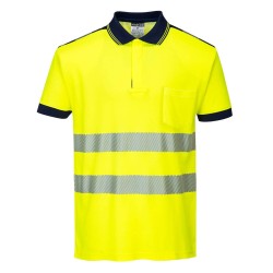 POLO HV PW3   Colour:Jaune/Marine