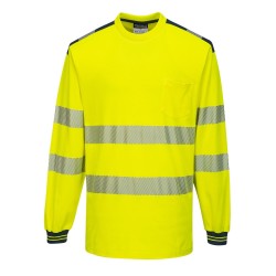 PW3 T-SHIRT HAUTE VISIBILITÉ ML  Colour:Jaune/Marine