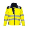 SOFTSHELL HAUTE-VISIBILITÉ PW3   Colour:Jaune/Marine