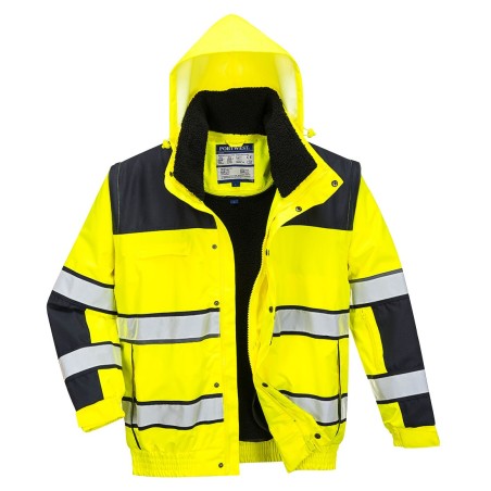 BLOUSON HIVIS 3 EN 1   Colour:Jaune/Noir