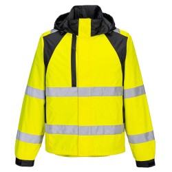 VESTE DE PLUIE WX2 ECO HI-VIS  Colour:Jaune/Noir