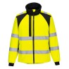 VESTE SOFTSHELL HAUTE VISIBILITÉ ECO WX2 (2 COUCHES)  Colour:Jaune/Noir