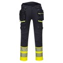 PANTALON POCHES FLOTTANTES DX4 HAUTE-VISIBILITÉ CLASSE 1  Colour:Jaune/Noir