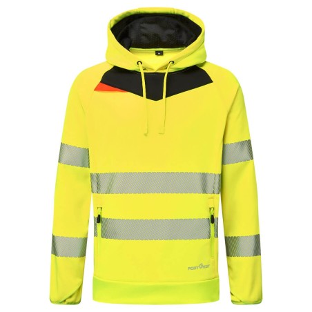 SWEAT À CAPUCHE DX4 HI-VIS  Colour:Jaune/Noir