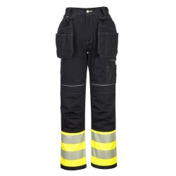 PANTALON HOLSTER PW3 HI-VIS CLASSE 1  Colour:Jaune/Noir