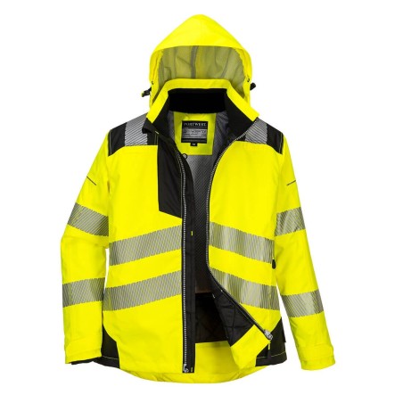 PARKA D'HIVER PW3 POUR FEMMES  Colour:Jaune/Noir