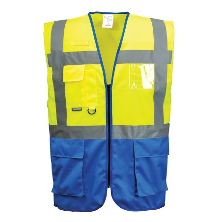 GILET EXECUTIVE WARSAW   Colour:Jaune/Royal