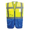 GILET EXECUTIVE WARSAW   Colour:Jaune/Royal