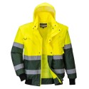 BLOUSON BOMBER HI-VIS X  Colour:Jaune/Vert