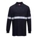 POLO ML MODAFLAME BANDE RÉTRO  Colour:Marine