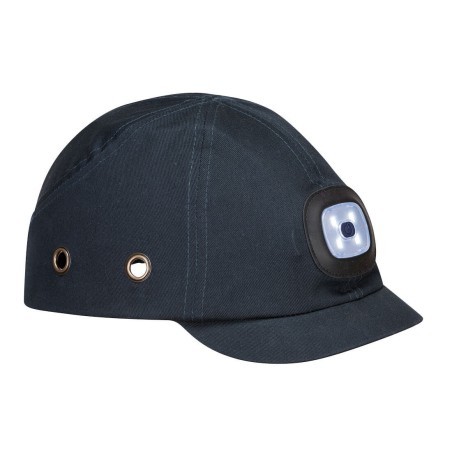 CASQUETTE ANTICHOC À LED RECHARGEABLE PAR USB Colour:Marine