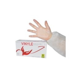 Gants vinyle non poudré...