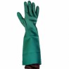 Gants de plonge nitrile vert manchette longue - La paire