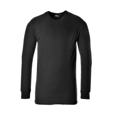 T-SHIRT THERMIQUE MANCHES LONGUES  Colour:Noir