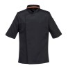 VESTE DE CUISINE MANCHES LONGUES STRETCH MESH AIR PRO  Colour:Noir