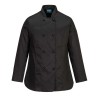 VESTE DE CUISINE FEMME RACHEL  Colour:Noir