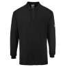 POLO MANCHES LONGUES MODAFLAME  Colour:Noir