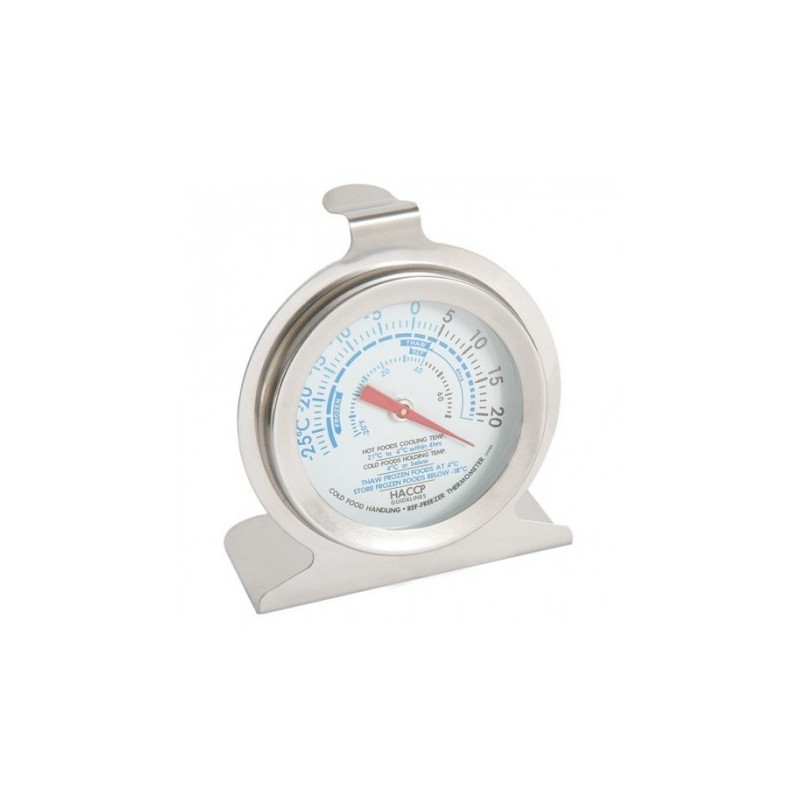 Thermomètre pour réfrigérateur et congélateur en inox de -29°C à 20°C